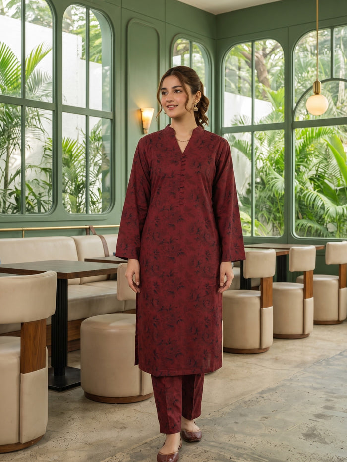MEHER 2pcs Stitched Printed Staple [D-6063]