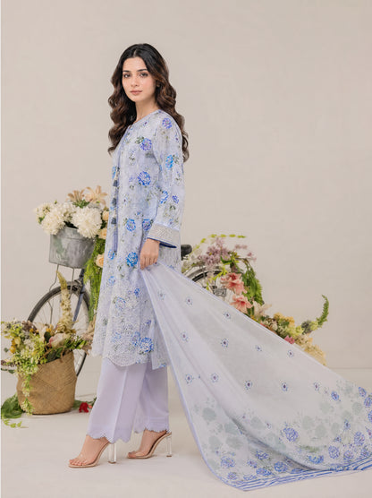 REEM 3pcs Un-Stitched Emb Printed Lawn [D-4047]