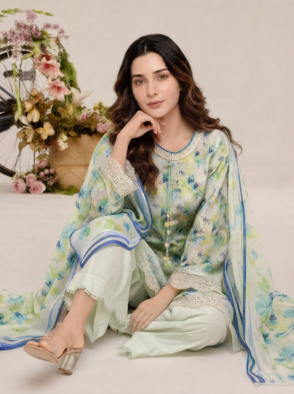 REEM 3pcs Un-Stitched Emb Printed Lawn [D-4050]