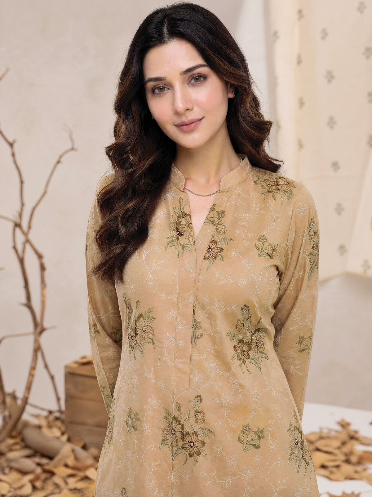 ZARIA 3pcs Un-Stitched Emb Cambric [D-4378]