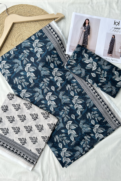Melis 3pcs Un-Stitched Printed Lawn [D-4577]