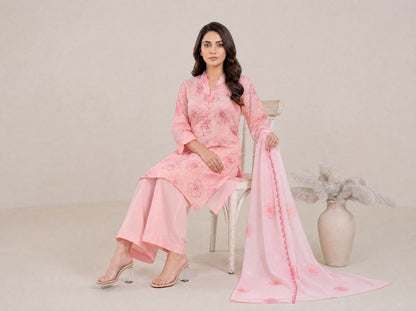 AYRA 3pcs Un-Stitched Emb Cambric [D-4883]