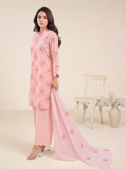 AYRA 3pcs Un-Stitched Emb Cambric [D-4883]