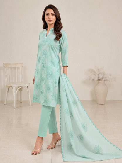 AYRA 3pcs Un-Stitched Emb Cambric [D-4884]