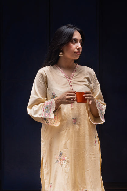 ANDAAZ 2pcs Stitched Emb Cotton [D-4941]