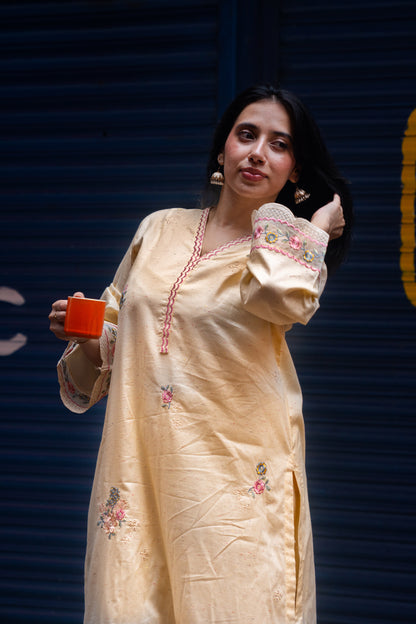 ANDAAZ 2pcs Stitched Emb Cotton [D-4941]