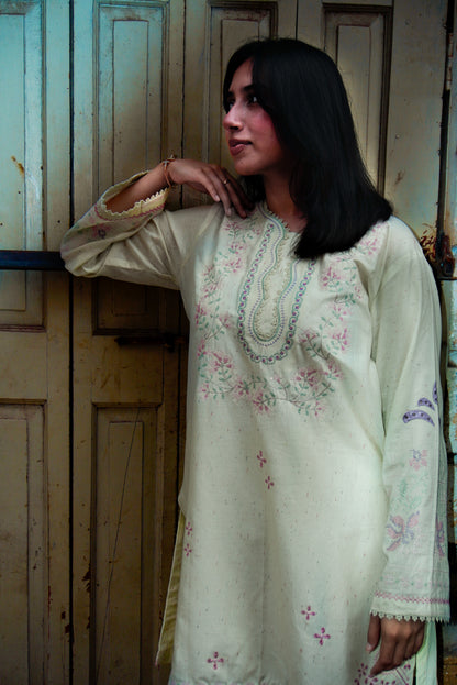 ANDAAZ 2pcs Stitched Emb Cotton [D-4943]