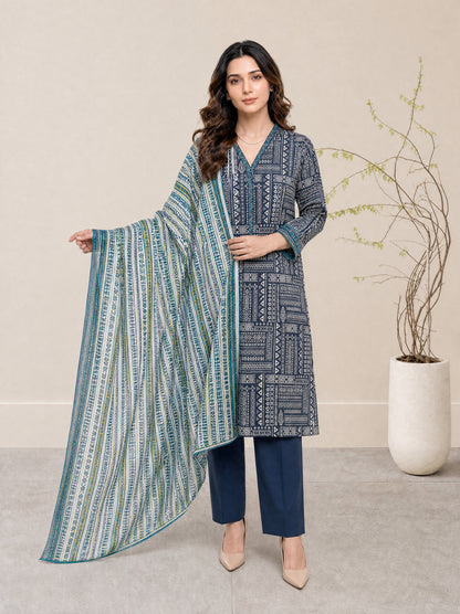 FIZA 3pcs Stitched Printed Lawn [D-1323]