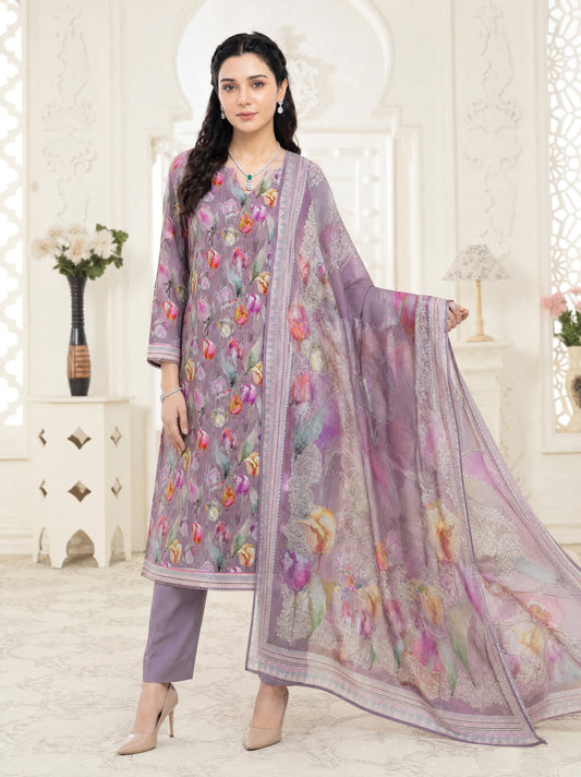 Liam 3pcs Un-Stitched Digital Printed Lawn [D-5131]