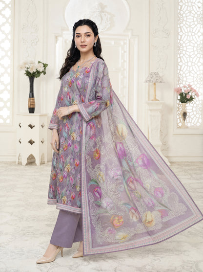 Liam 3pcs Un-Stitched Digital Printed Lawn [D-5131]