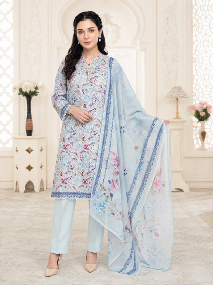 Liam 3pcs Un-Stitched Digital Printed Lawn [D-5135]