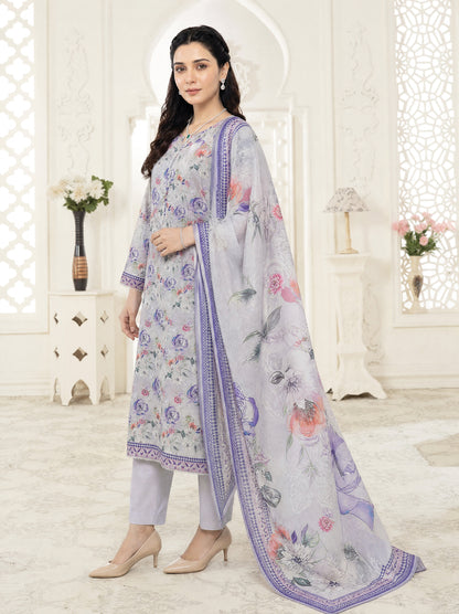 Liam 3pcs Un-Stitched Digital Printed Lawn [D-5137]