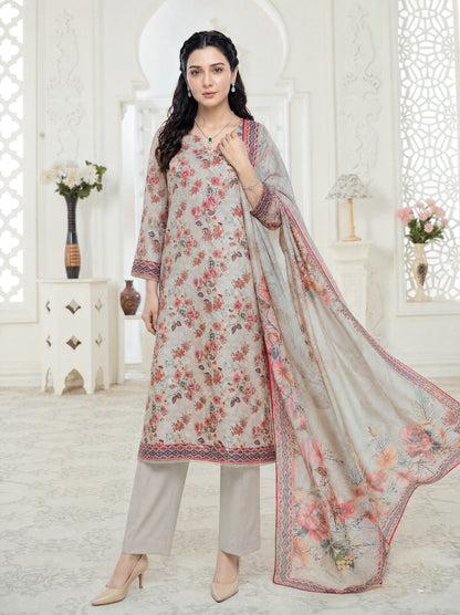 Liam 3pcs Un-Stitched Digital Printed Lawn [D-5138]