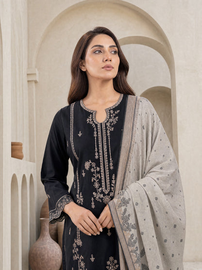 MAHNEER 3pcs Un-Stitched Emb Lawn [D-5232]