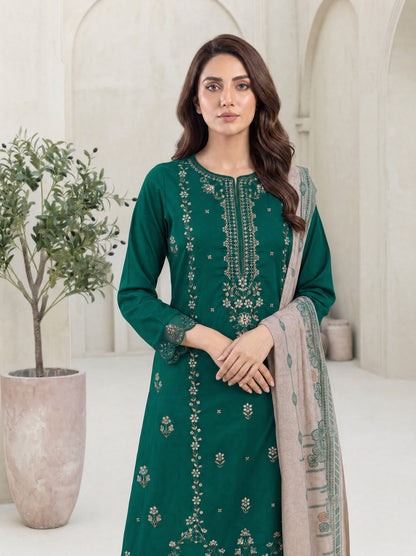 MAHNEER 3pcs Un-Stitched Emb Lawn [D-5236]