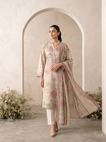 ZEBA 3pcs Un-Stitched Printed Staple [D-6654]