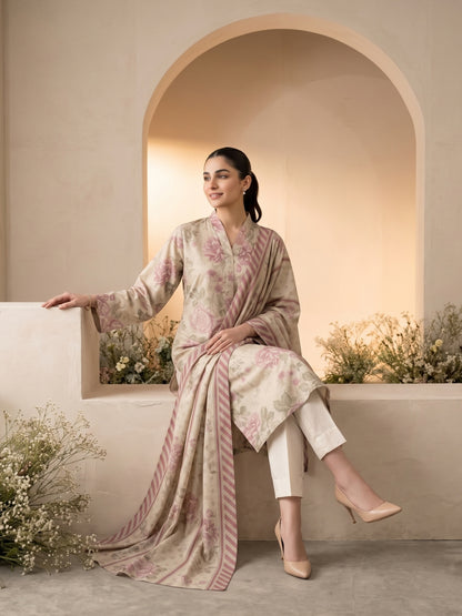 ZEBA 3pcs Un-Stitched Printed Staple [D-6654]