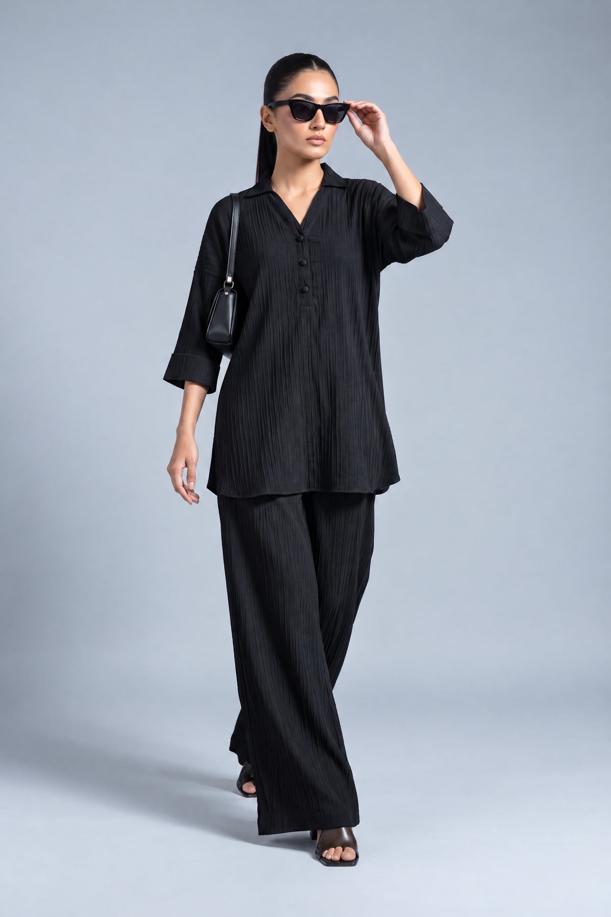 Co-Ord Set Dori Line Cotton TW-2PC003