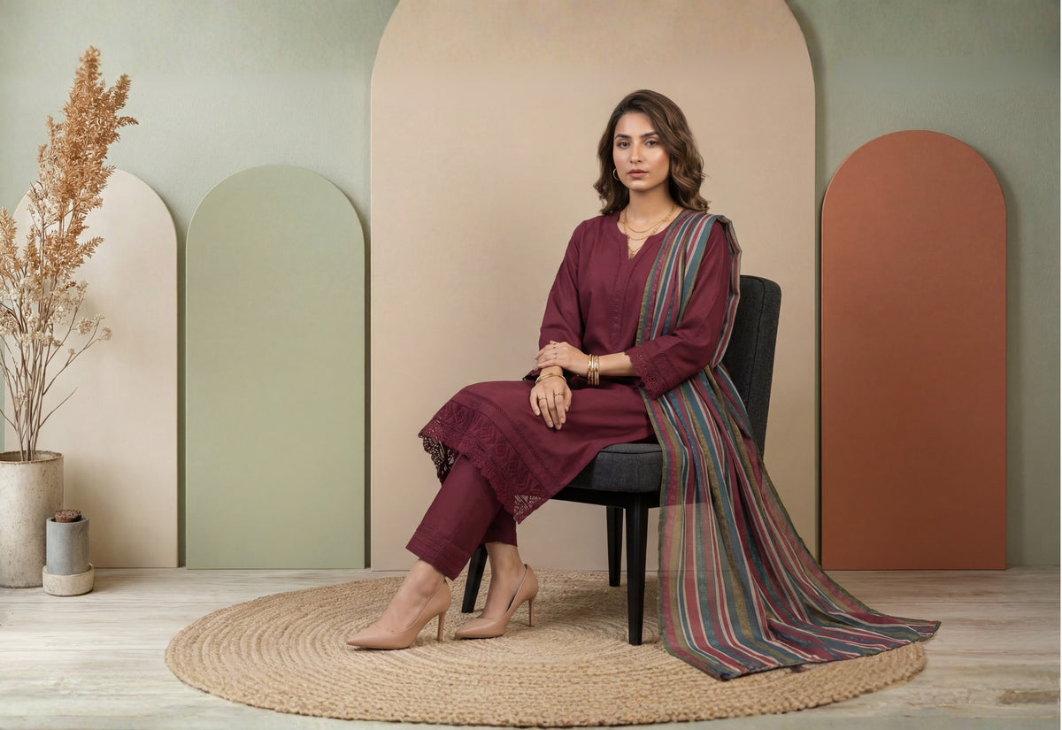 USHNA V2 3pcs Stitched Staple [D-5784]