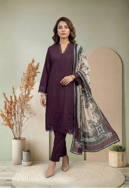 USHNA V1 3pcs Stitched Staple [D-5788]