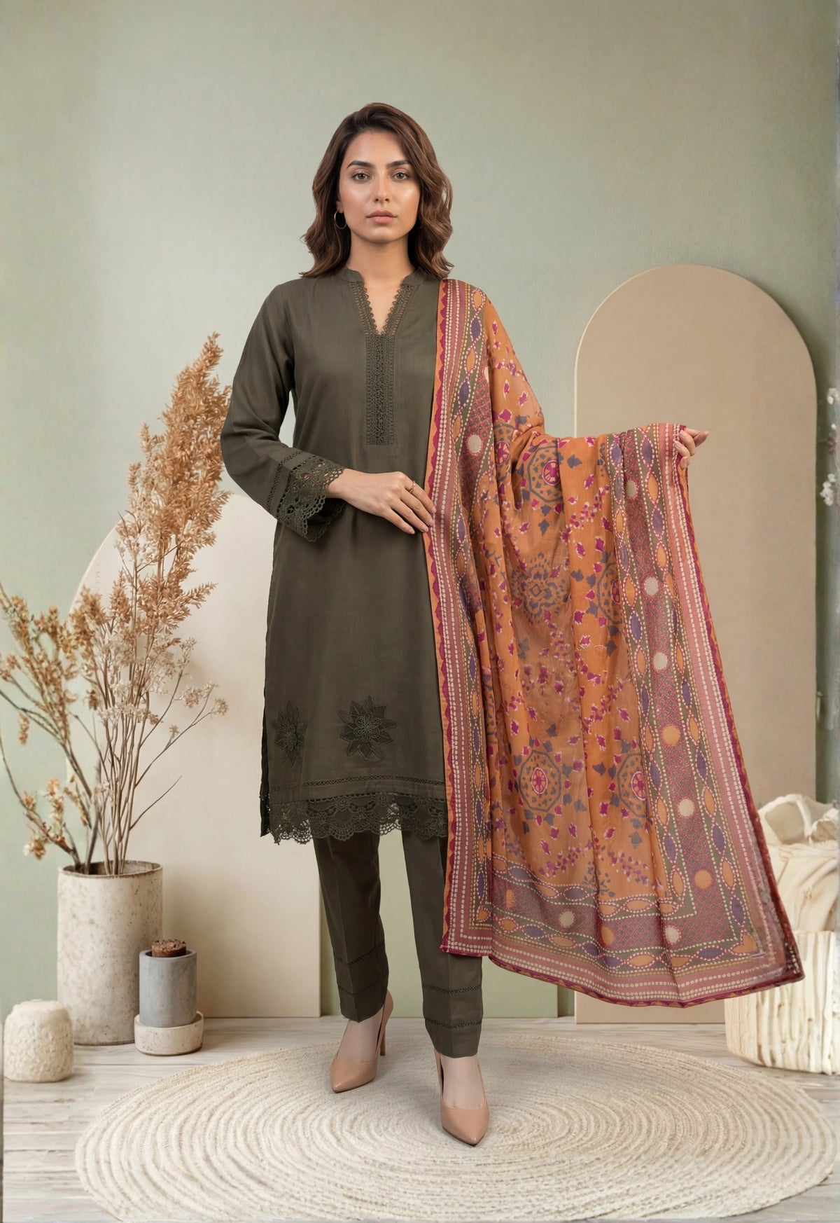 USHNA V2 3pcs Stitched Staple [D-5788]