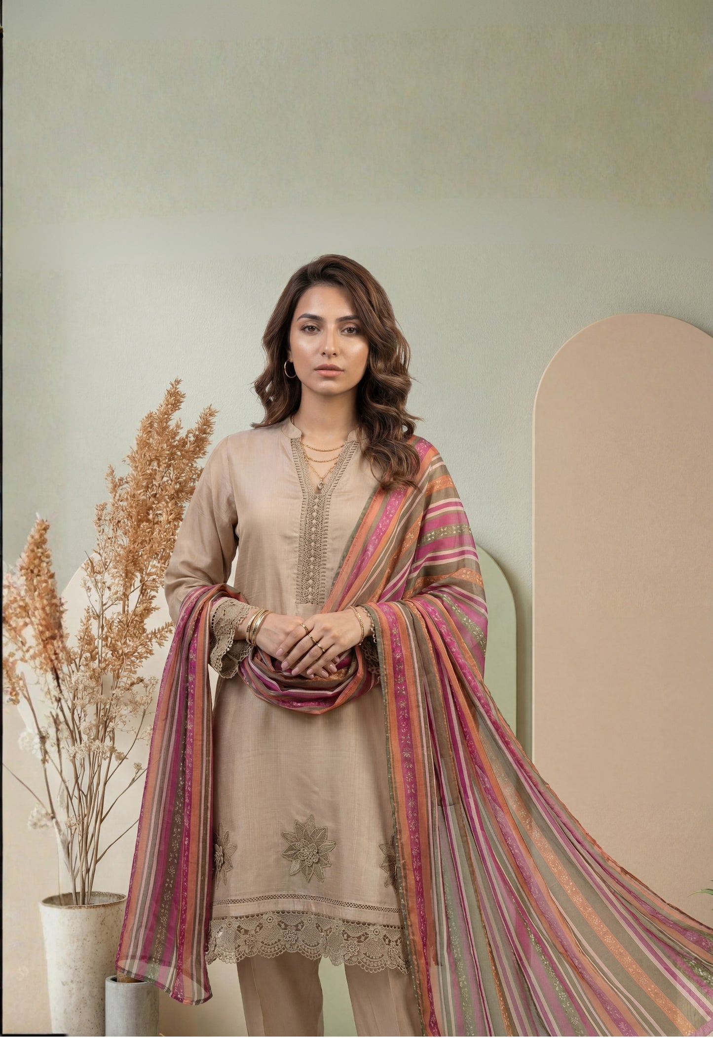 USHNA V2 3pcs Stitched Staple [D-5790]