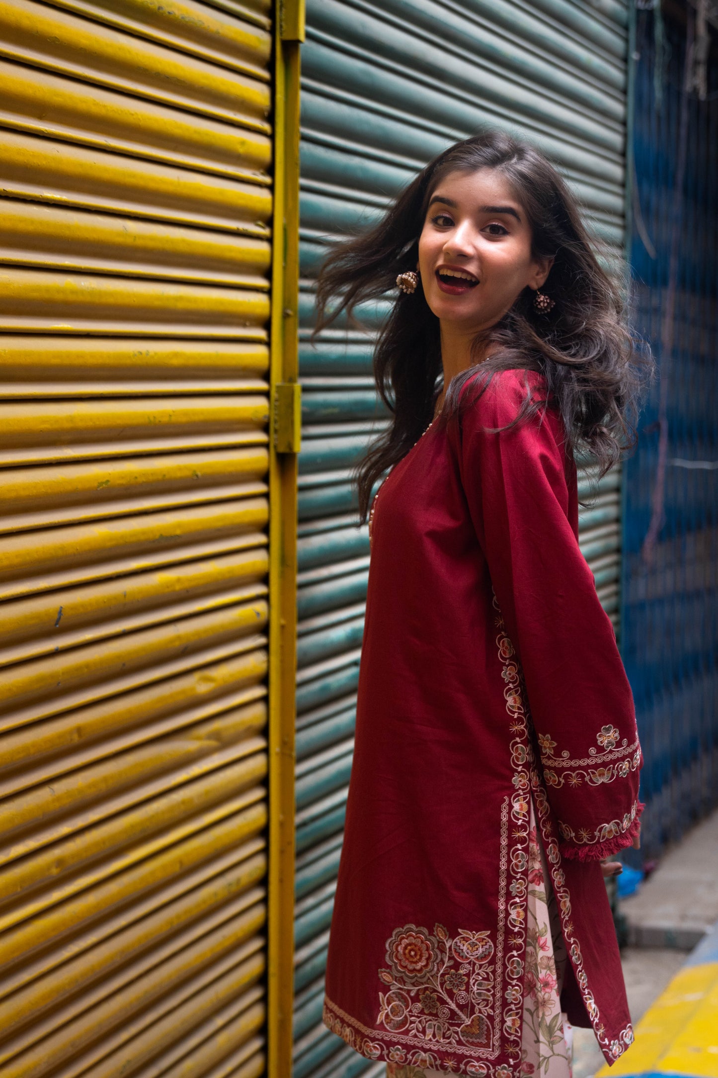 RANG 2pcs Stitched Emb Cotton [D-4443]