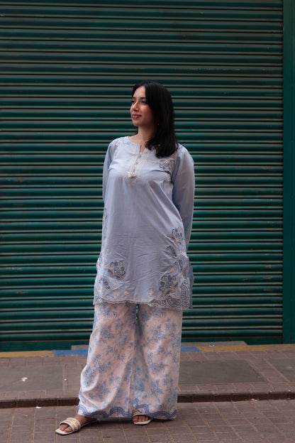 RANG 2pcs Stitched Emb Cotton [D-4447]