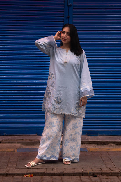 RANG 2pcs Stitched Emb Cotton [D-4447]