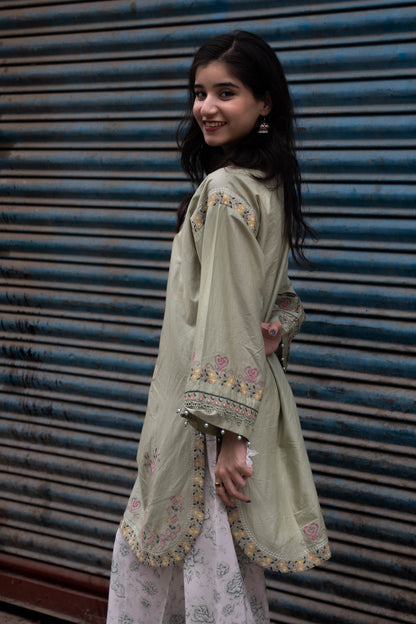 RANG 2pcs Stitched Emb Cotton [D-4446]