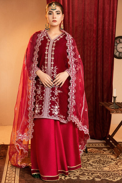 TK-079 - Luxury Hand Work Velvet 3-pcs