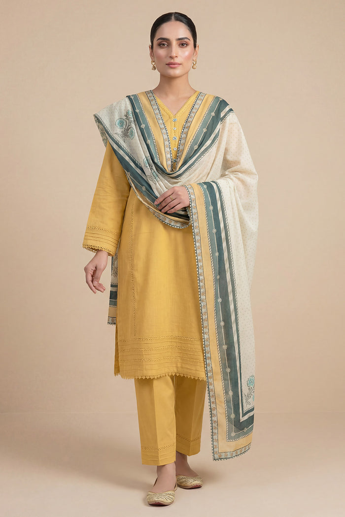 Nayyab 3pcs Stitched Ayudia Solid [D-5310]
