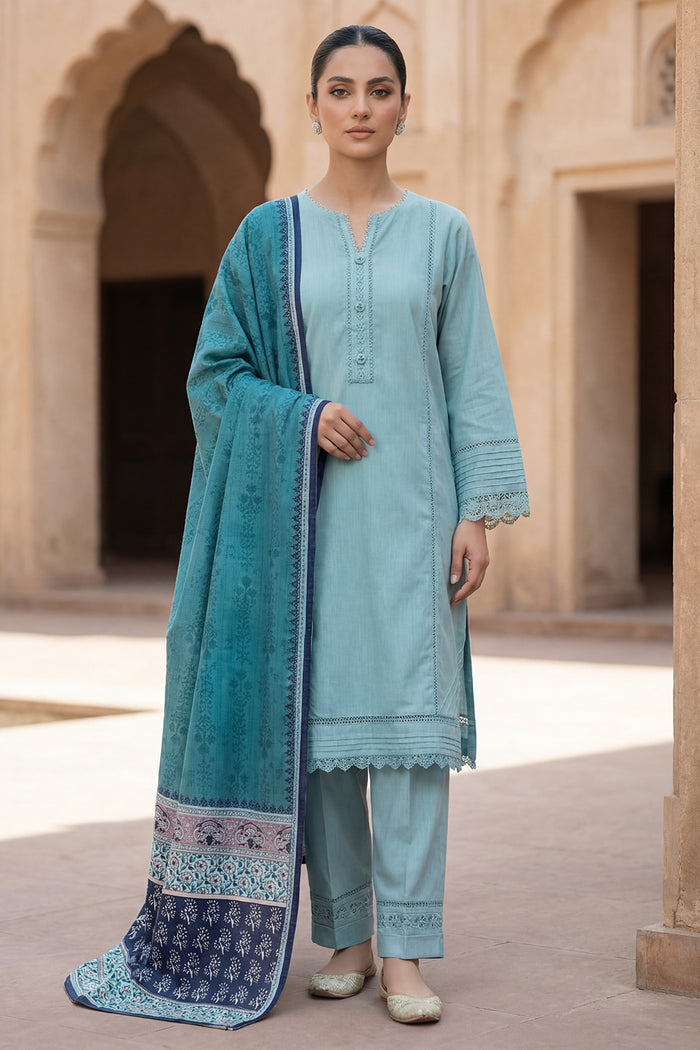 Nayyab 3pcs Stitched Ayudia Solid [D-5301]