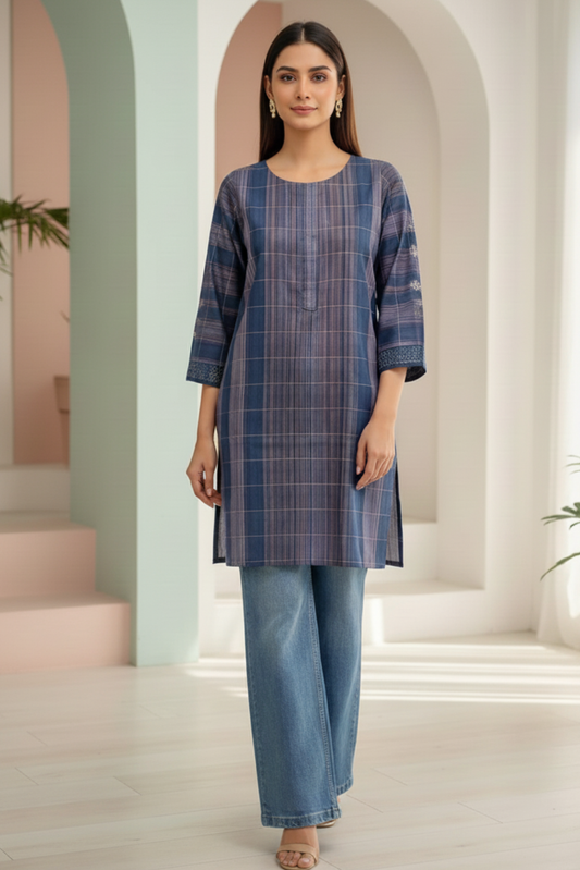 D- 1124 - Rangoli Kurti