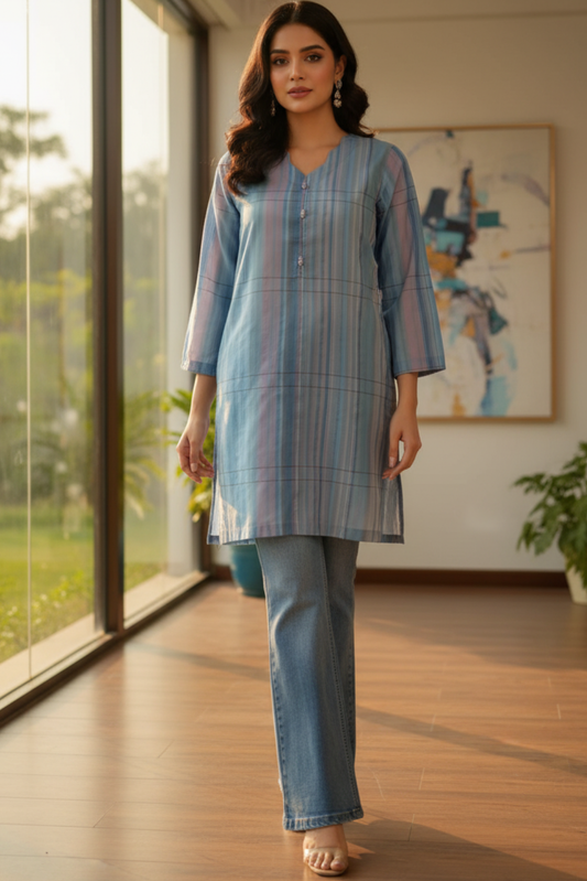 D- 1125 - Rangoli Kurti