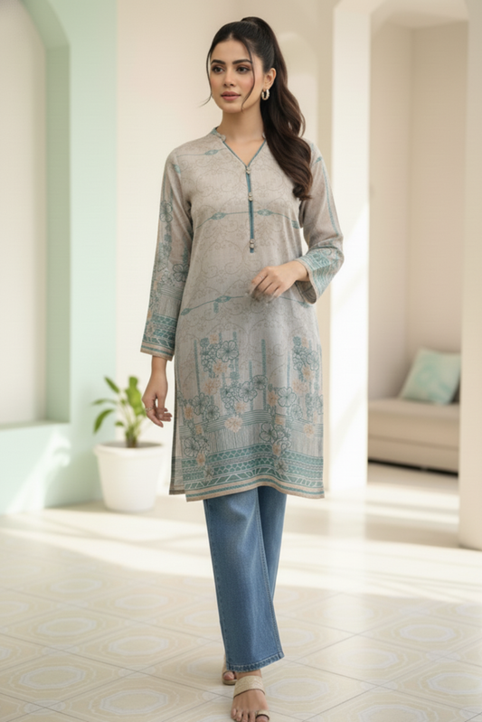 D- 1120 - Rangoli Kurti