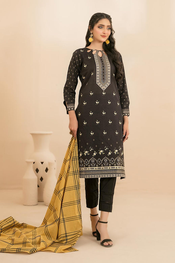 OLA 3pcs Unstitched Printed Lawn [D-1220]