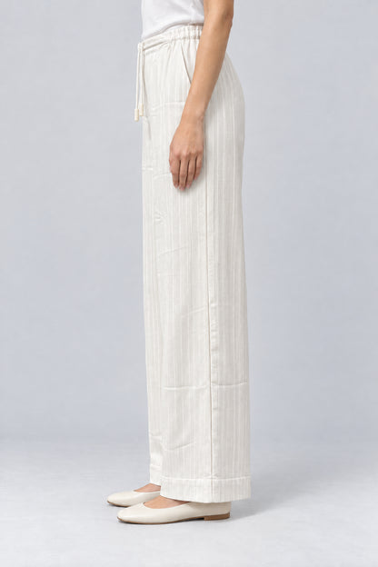 Double Stripe Wide Leg Trouser